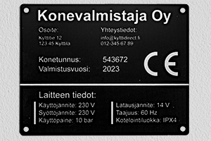 Alumiininen konekyltti, anodisoitu alumiini