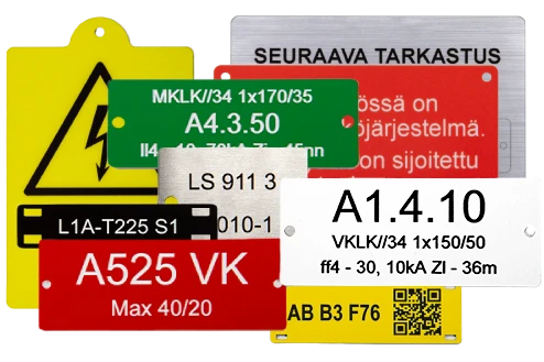 Merkinnät teollisuuteen