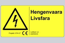 Heijastava varoitustarra