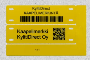 Kaapelimerkinnät, ABS-muovia
