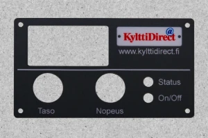 Ohjauspaneelin kyltti